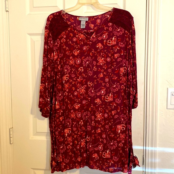Catherines Tops - Catherine’s Pink Tunic